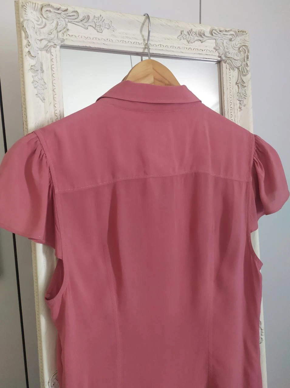 Blusa Feminina Replay Dusty Rose Sem Mangas de Viscose com Babado P – photo 13